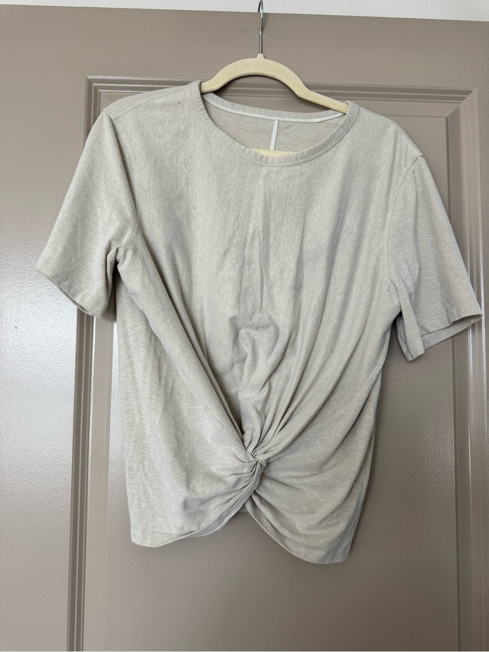 Lululemon Twist Front Crewneck Top